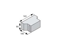 BEST BEATON rovný půlka výška 80mm STANDARD červená BEST BEATON rovný půlka výška 80mm STANDARD červená